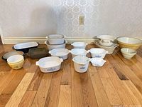 All 18 pieces grouped on floor