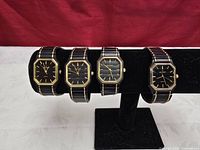 All four Sensor watches on stand