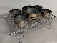 Complete set on caddy