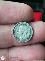 obverse showing King George V portrait and legend