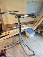 Full view of the Haussmann drywall lift in folded position