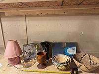 Group shot of all items on shelf