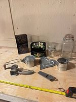 Group shot of all kitchen items on workbench