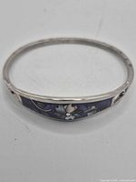 Full view of slim alpaca cuff bracelet