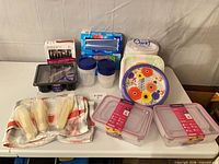 Overview of entire lot on table