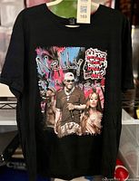 Front view showing full graphic of Nelly, Ja Rule, Eve and tour logo