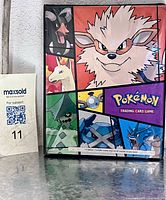 Front cover of Pokémon card binder