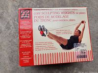 Front of Bally Total Fitness Core Sculpting Weights box