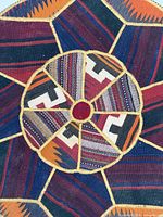 Close-up of central star medallion detail