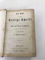 Title page showing German title and publication details