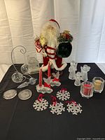 Group shot of all Christmas decor items