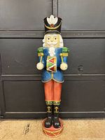Front view of nutcracker blow mold