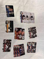 All 17 cards laid out showing variety and duplicates
