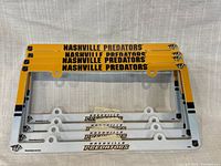 Stacked front view showing four Nashville Predators frames