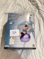 Front of box showing product image, size and model