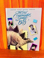 Album front cover titled United States Postal Service Mint Set of Commemorative Stamps 1989