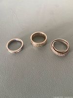 All three rings side by side