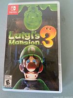 Front of Luigi's Mansion 3 Switch case
