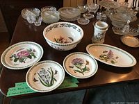 Overview of all six Botanic Garden pieces