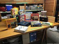 Overview of all puzzles and games on tabletop