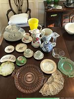 All items overview on dining table