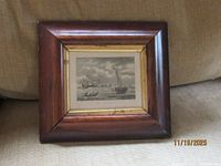 Framed print full view showing frame and size