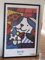 Large framed "Ginger" print