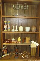 Full shelving view showing majority of items