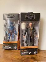 Both Black Series figures sealed in boxes