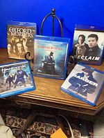 All five Blu-ray cases front view