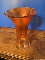 Full view of vase showing color and shape