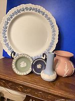 Group shot showing all five Wedgwood pieces