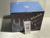 Closed Bohemia Diana box showing branding