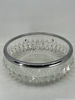 Angled view showing overall bowl and chrome rim