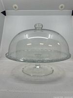 Cake stand with dome assembled