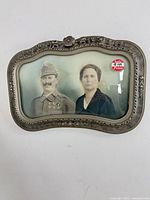 Full view of framed portrait