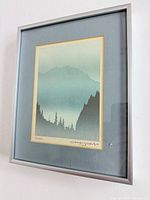 Framed serigraph titled Dusk by Markgraf