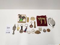 All items laid out showing variety and condition