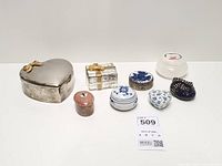 All eight boxes grouped for size and variety overview