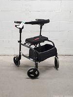 Full front three-quarter view of Nexus rollator walker