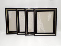 Front view of all four matching frames