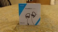 Front of sealed Anker SoundBuds Curve retail box