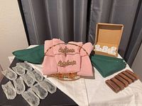 Group shot of all items on table