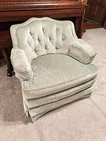 Front angled view showing full chair