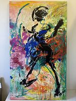 Full frontal view of the entire painting showing composition and colours