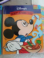 Front cover of Mickey’s Alphabet Soup