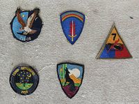 Group photo showing all five patches