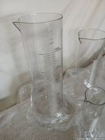 Large cylinder detail showing graduation markings and spout