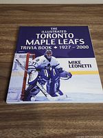 Front cover showing title, author Mike Leonetti, and goalie image