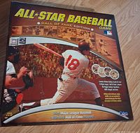 Front of sealed Cadaco All Star Baseball Hall of Fame Edition board game box
